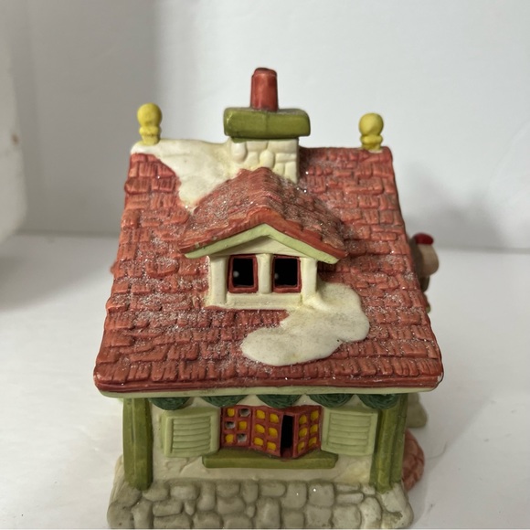 VTG Santakin's Village Chubby's Bakery Porcelain Christmas Home Decor with Box - Picture 9 of 12